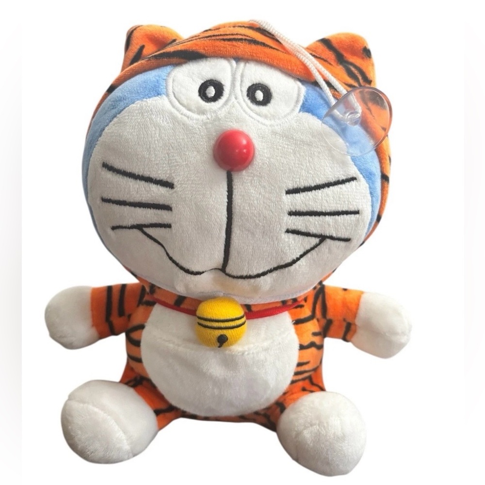 Doraemon (Limited Edition ) Tiger Plush Toy 8’’ Orange and White Soft plush